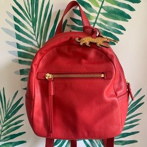 Fossil Megan Mini Backpack-Red